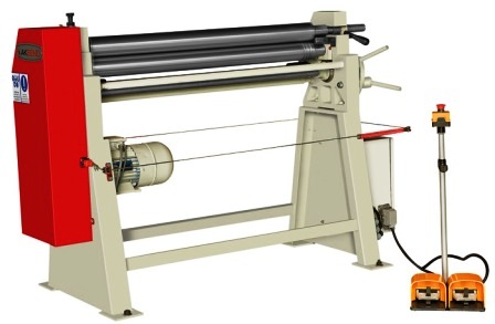 Akyapak model AS three roll initial pinch plate bending machine