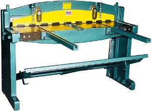 Mounted Throatless Sheet Metal Shear